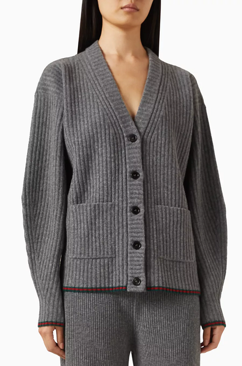 “Gucci Monogram Ribbed Knit Set”