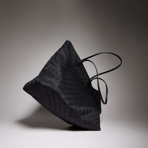 Gucci Jumbo GG Canvas Large Tote Bag – Black
