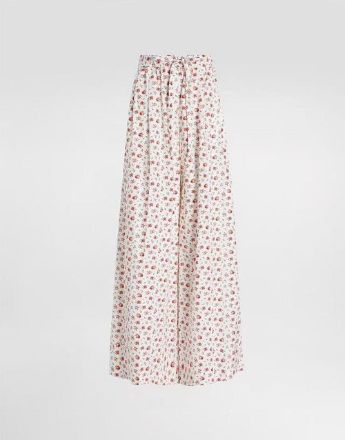 Dolce & Gabbana Romantic Floral Palazzo Trousers