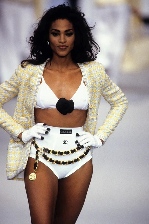 CHANEL Riviera Heritage High-Waist Bikini Set