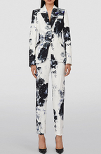 'Rose of Baccara'  Blazer Pants Set