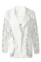 'Christi Snow' Lace Blazer