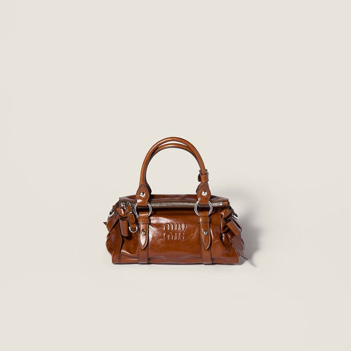 Miu Miu Leather Handbag – Cognac