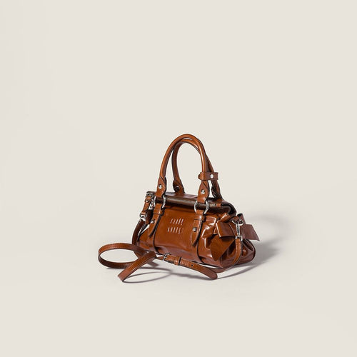 Miu Miu Leather Handbag – Cognac