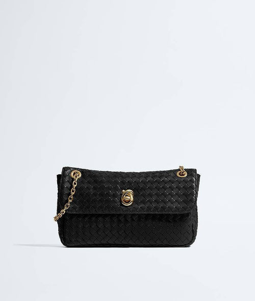 Bottega Veneta Small Andiamo Chain Bag – Black