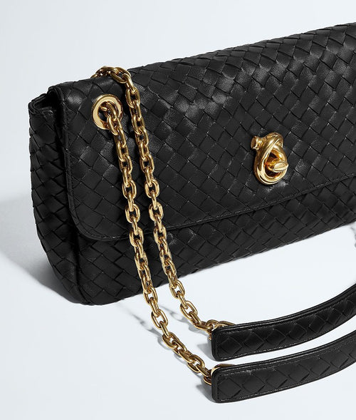 Bottega Veneta Small Andiamo Chain Bag – Black
