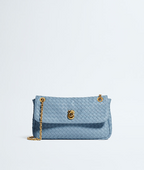 Bottega Veneta Small Andiamo Chain Bag – Ice Blue
