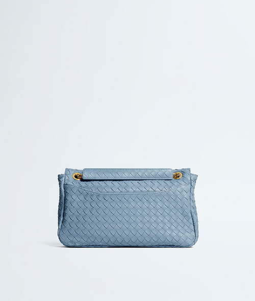 Bottega Veneta Small Andiamo Chain Bag – Ice Blue