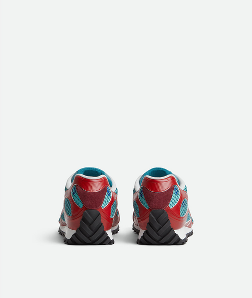 Bottega Veneta Orbit Sneaker – Scarlet Aqua