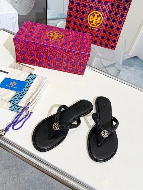 Tory Burch Crystal Miller Sandals