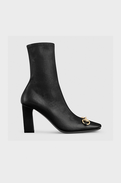 Gucci Horsebit Leather Ankle Boots