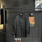 FENDI FF Silk Jacquard Oversized Shirt