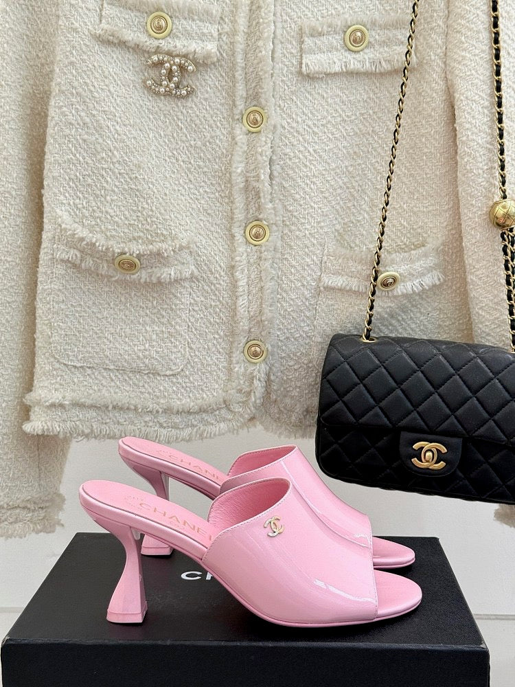 Coco Chanel Mini Heel Sandals – LUXE LIVING FASHIONS