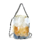 Lunaria Shell Sequin Mini Pouch