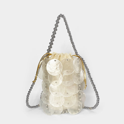 Lunaria Shell Sequin Mini Pouch