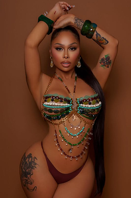 'Limi Las'  Beach Beaded Bra Top