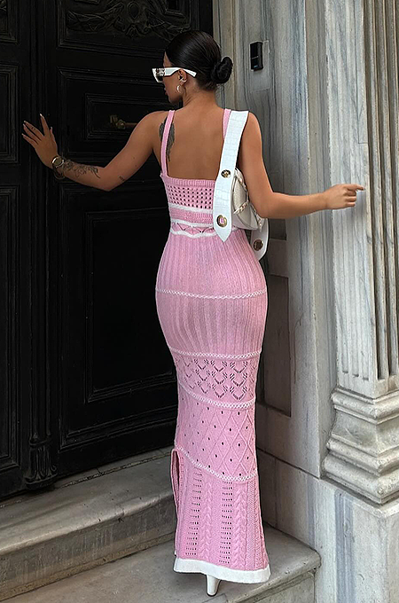 'Oya' Knitted Dress