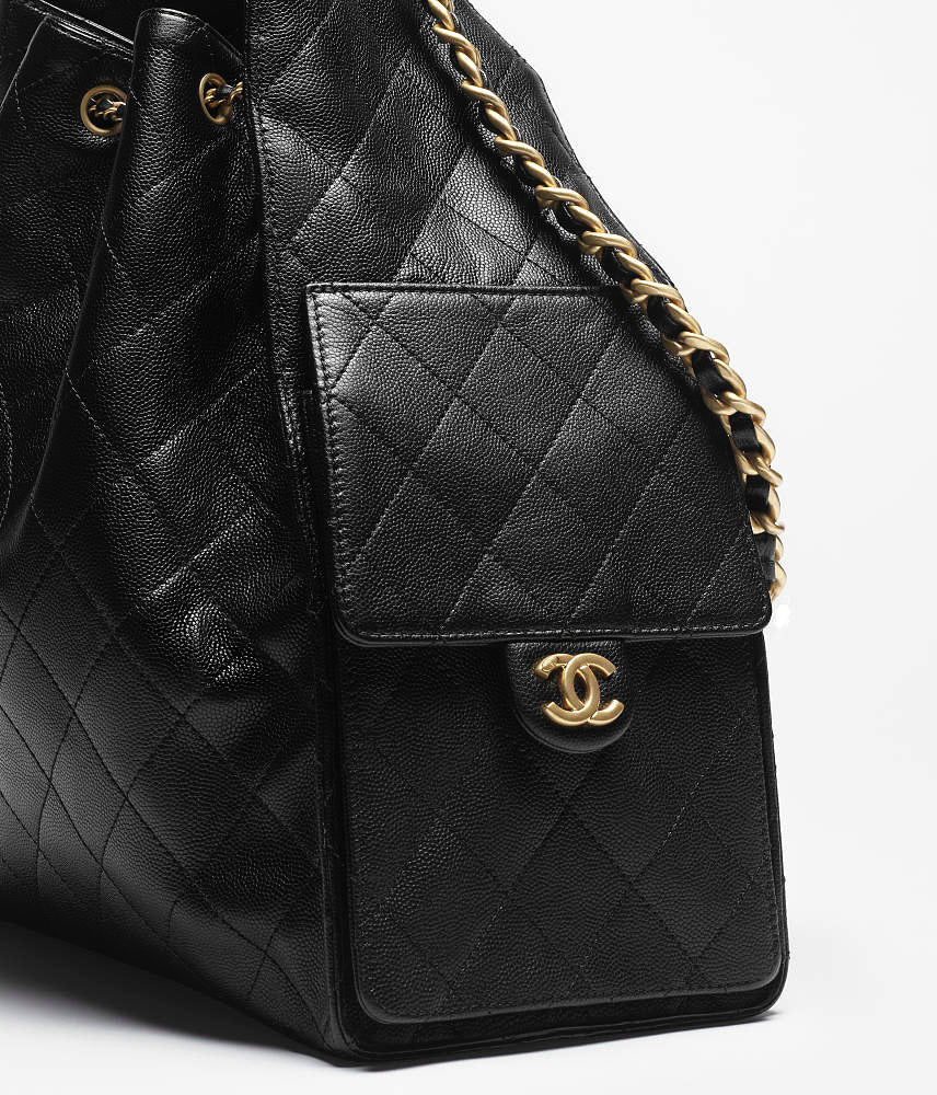 CHANEL 25 BAG – BLACK – LUXE LIVING FASHIONS