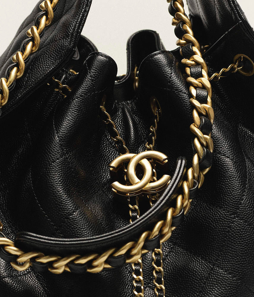 CHANEL 25 BAG – BLACK – LUXE LIVING FASHIONS