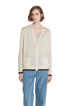 Gucci Ivory Signature Trim Cardigan