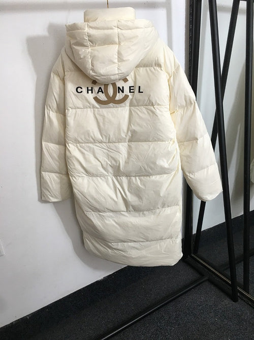 Chanel Ivory Puffer Coat – Winter Luxe Edition