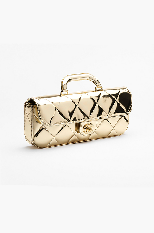 Chanel – 24K Quilted Gold Mini Handbag