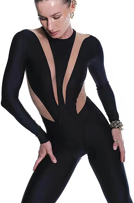 Mugler Illusion Contour Catsuit