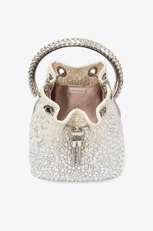 Jimmy Choo – Bon Bon Crystal Bucket Bag