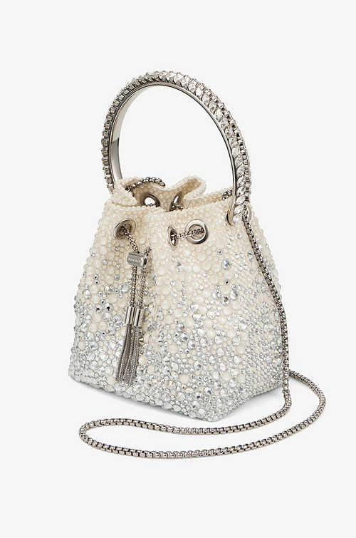 Jimmy Choo – Bon Bon Crystal Bucket Bag