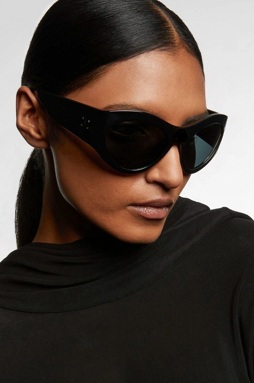 Saint Laurent “Soleil Muse” Curved Cat-Eye Sunglasses – Luxe Edition
