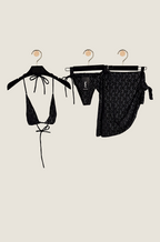 Saint Laurent Monogram Bikini & Sarong Set