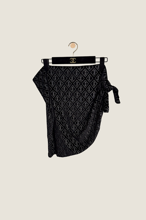 Saint Laurent Monogram Bikini & Sarong Set