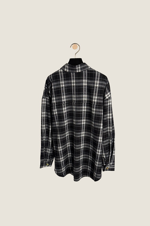 Schiaparelli Embroidered Plaid Button-Up