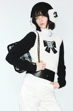 Chanel Iconic Bow Intarsia Knit Sweater