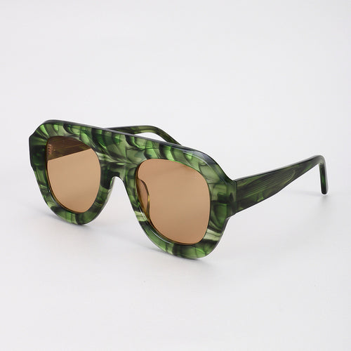 “MODULUXE” Oversized Sculpt Frame Shades