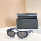 Balenciaga “BB Statement” Luxe Shield Sunglasses