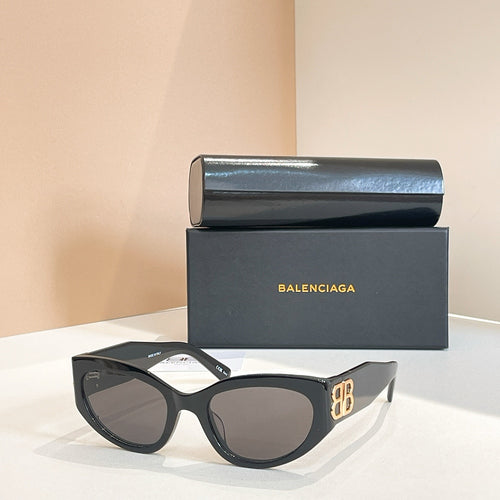 Balenciaga “BB Statement” Luxe Shield Sunglasses