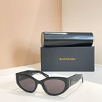Balenciaga “BB Statement” Luxe Shield Sunglasses