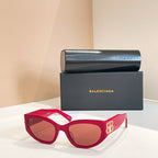 Balenciaga “BB Statement” Luxe Shield Sunglasses