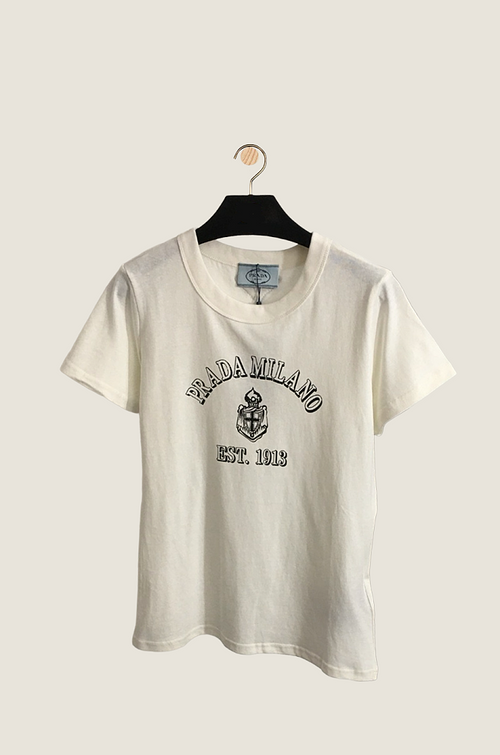 Prada Milano Heritage Crest Tee
