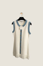 Sandro Paris Riviera Pleated Knit Dress