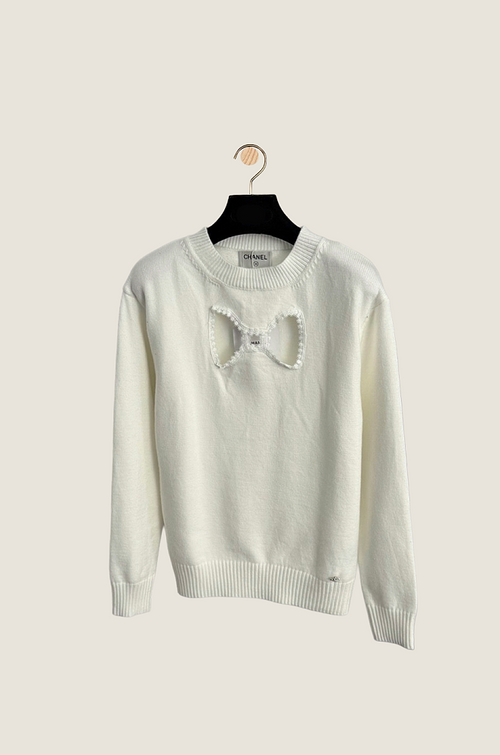 Chanel Signature Bow Knit Sweater