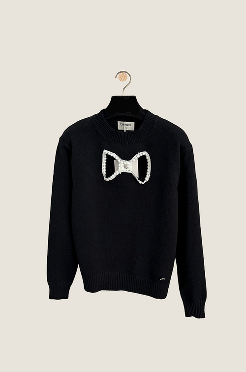 Chanel Signature Bow Knit Sweater