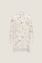 “Papillon Poétique” Ruffled Silk Blouse — Christian Dior