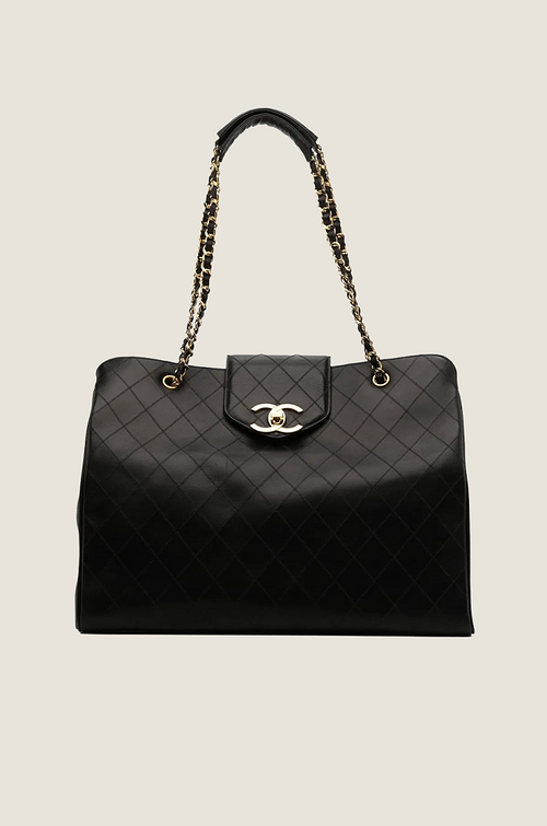 Chanel “Grand Voyage” Quilted Leather Tote