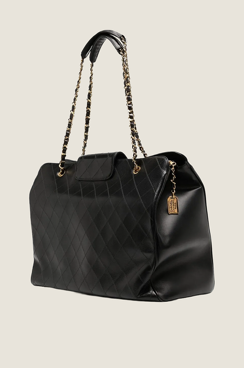 Chanel “Grand Voyage” Quilted Leather Tote