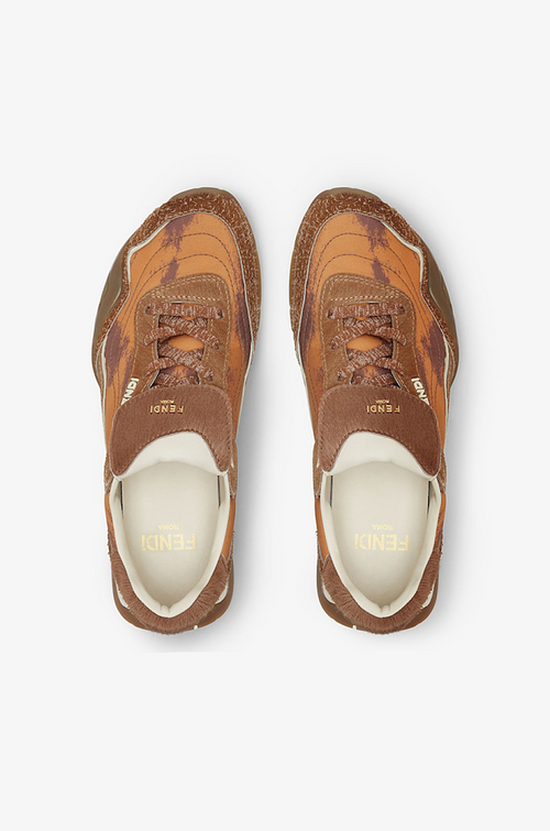 Fendi “Terra Luxe” Pony Hair Sneakers