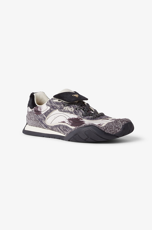 Fendi “Noir Terra” Pony Hair Sneakers