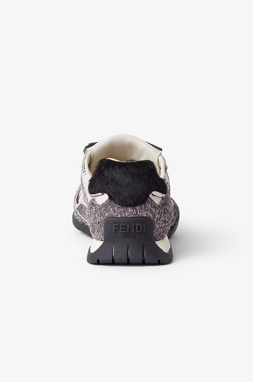 Fendi “Noir Terra” Pony Hair Sneakers