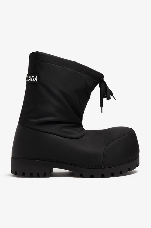Balenciaga “Alaska Snow” Padded Winter Boots – Black Edition